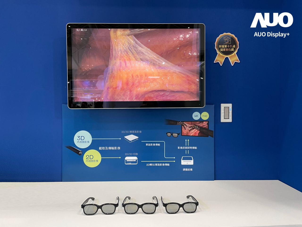 達(dá)擎寬視角3D醫(yī)療顯示器，協(xié)助醫(yī)護(hù)團(tuán)隊(duì)成員於手術(shù)進(jìn)行時(shí)，皆能看到一致性的3D影像，提高溝通效率，使手術(shù)更精準(zhǔn)、快速完成達(dá)擎寬視角3D醫(yī)療顯示器，協(xié)助醫(yī)護(hù)團(tuán)隊(duì)成員於手術(shù)進(jìn)行時(shí)，皆能看到一致性的3D影像，提高溝通效率，使手術(shù)更精準(zhǔn)、快速完成