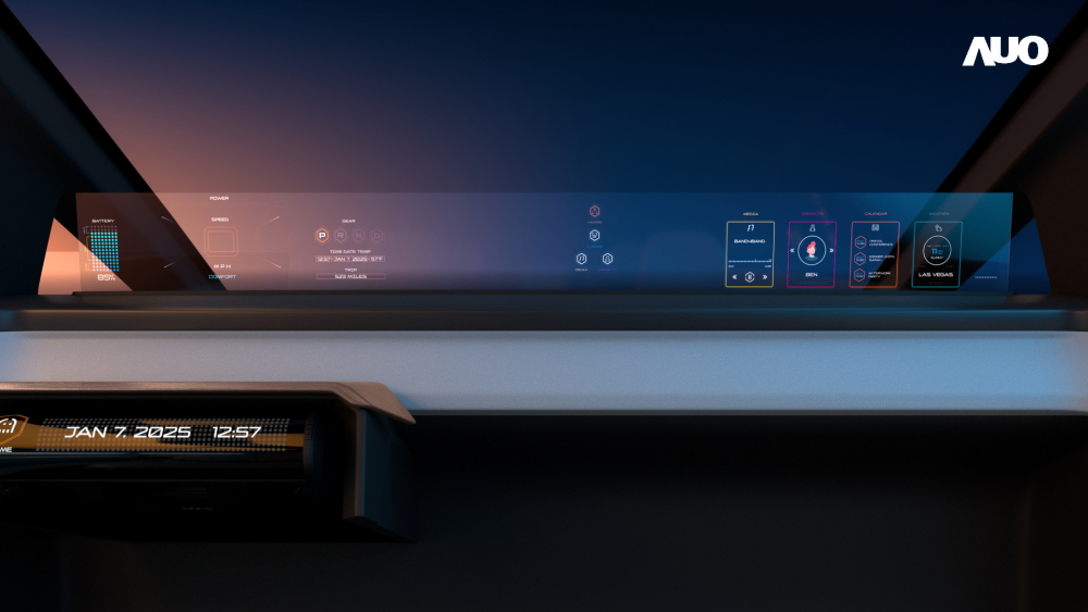 VR彩票無界透明顯示接口(Horizon Image Glass)透過車運算方案整合儀表板、中控臺及副駕顯示器，一體式全景呈現，提供乘用者清晰的前方視野、行車必要信息與娛樂功能