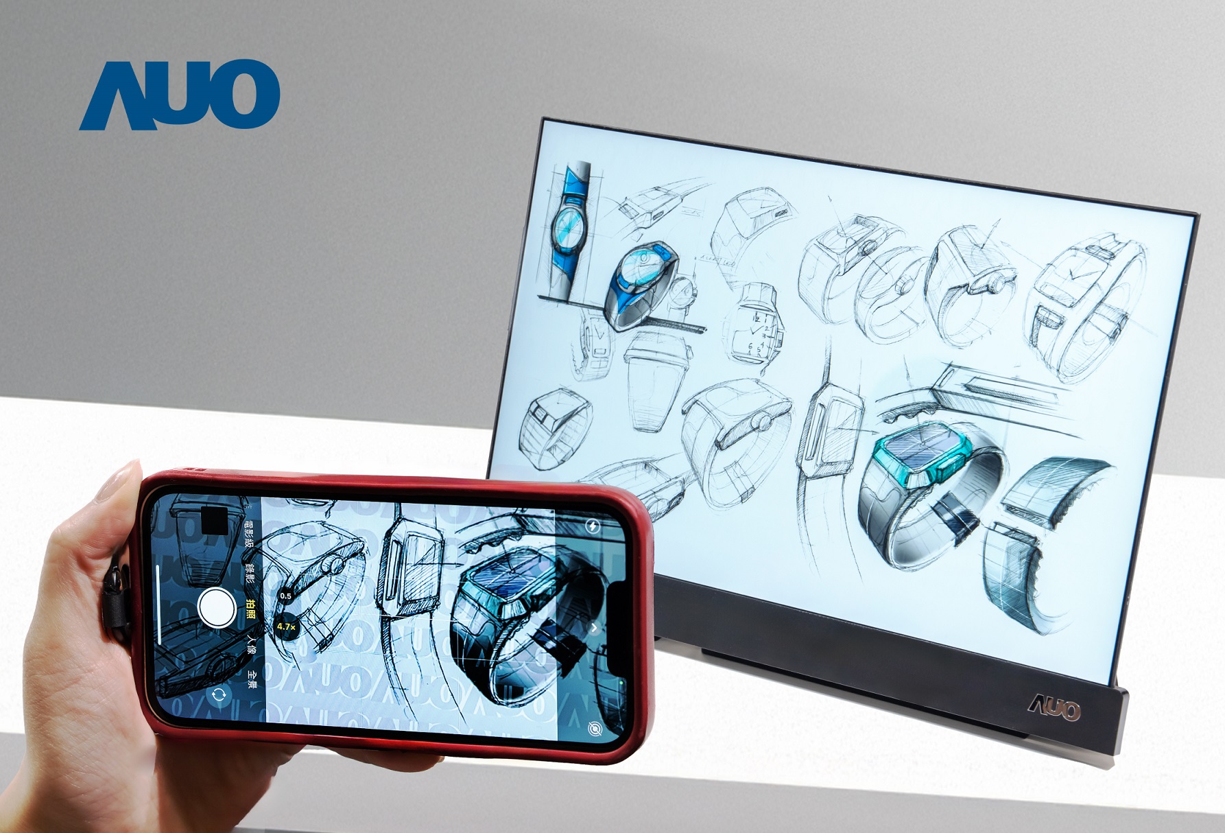 VR彩票16吋防窺顯示器，采用人眼無法察覺、相機(jī)拍攝時(shí)才顯現(xiàn)的隱藏式水印技術(shù)，未來可結(jié)合AI鏡頭偵測(cè)周圍環(huán)境，實(shí)時(shí)開啟或關(guān)閉水印，大幅提升在公共場(chǎng)域使用顯示器的安全性